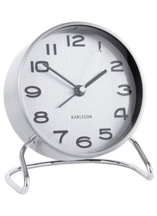 Karlsson Classical Numbers KA5763SI alarm clock 10 cm