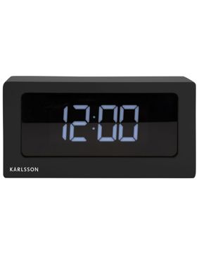 Karlsson Boxed LED Black Alarm Clock KA5868BK