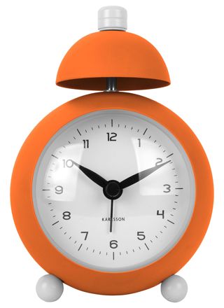 Karlsson alarm clock Chaplin matt bright orange KA5979OR