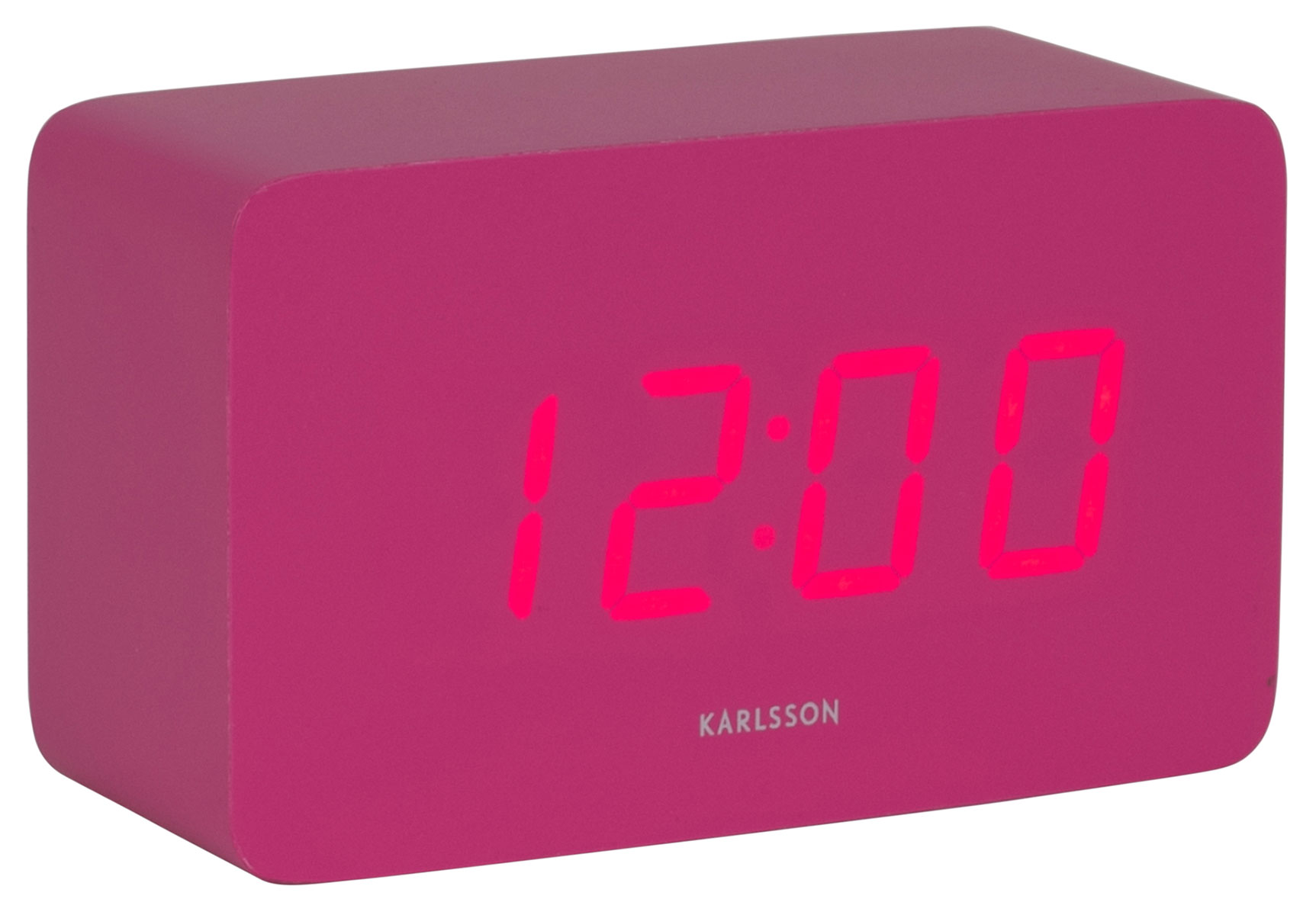 Karlsson alarm clock Spry Tube LED bright pink KA5983BP