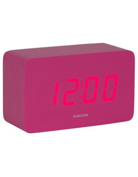 Karlsson alarm clock Spry Tube LED bright pink KA5983BP