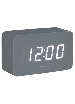 Karlsson alarm clock Spry Tube LED mouse grey KA5983GY
