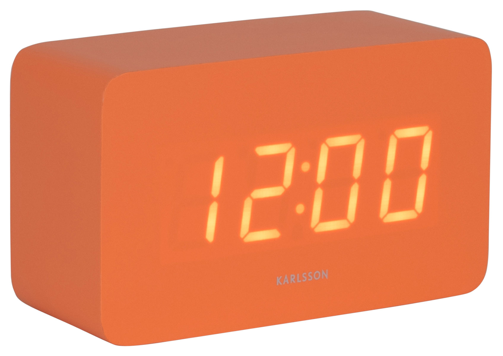 Karlsson alarm clock Spry Tube LED bright orange KA5983OR