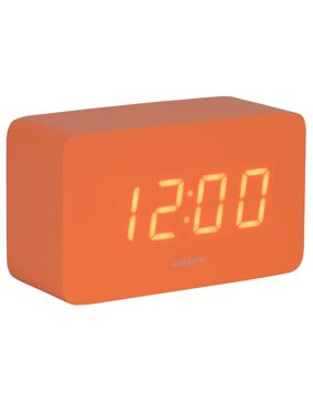 Karlsson alarm clock Spry Tube LED bright orange KA5983OR