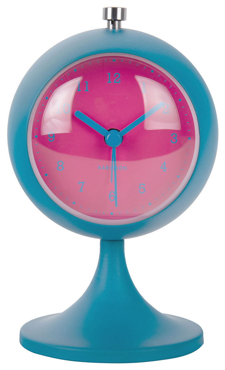 Karlsson alarm clock Funky Retro bright blue KA5991BB