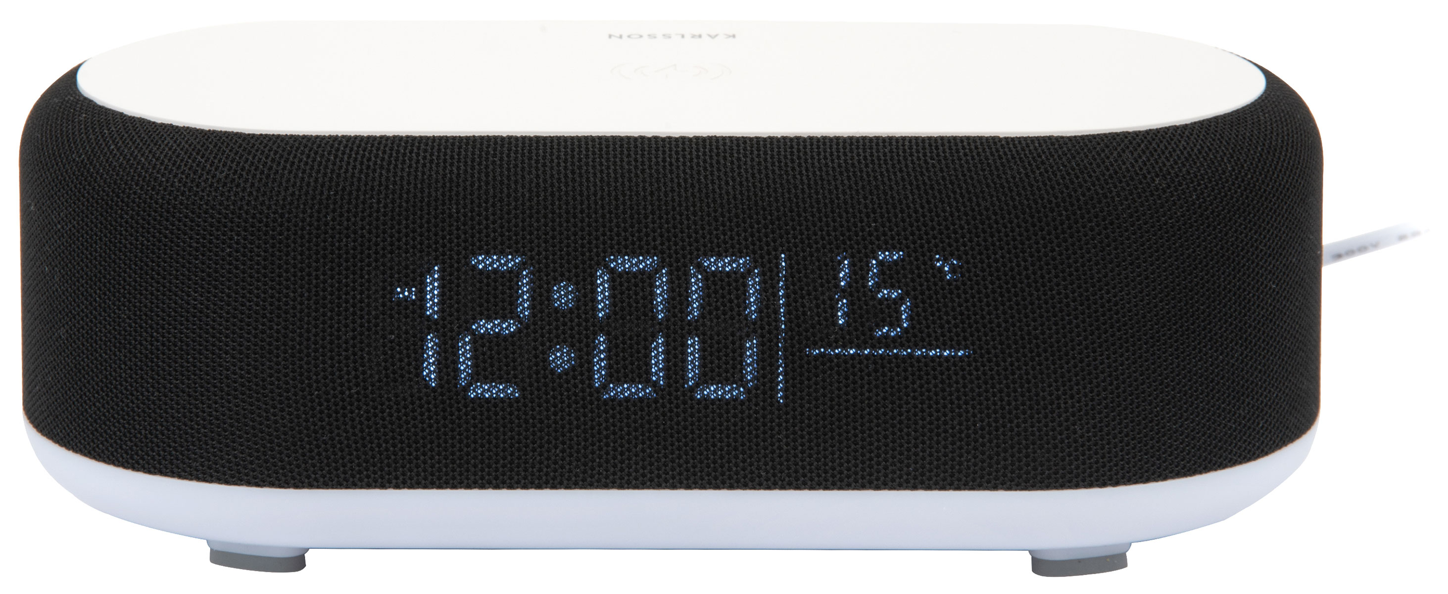 Karlsson Vogue alarm clock with smartphone charging KA6033BK