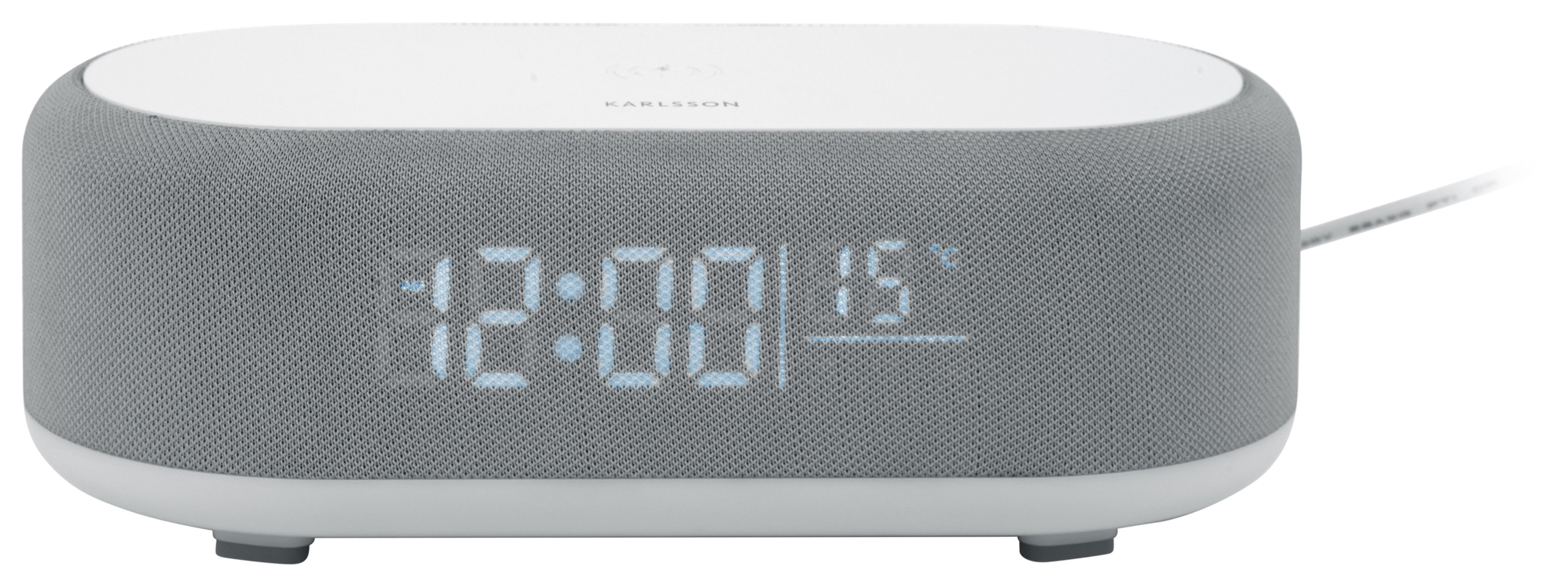 Karlsson Vogue alarm clock with smartphone charging KA6033GY