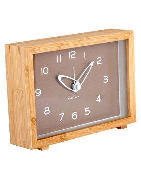 Karlsson alarm clock Tipico mocha brown KA6034BR
