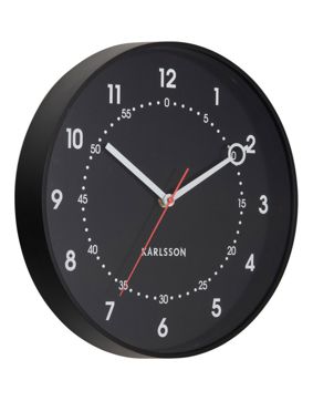 Karlsson wall clock Fresco black KA6038BK