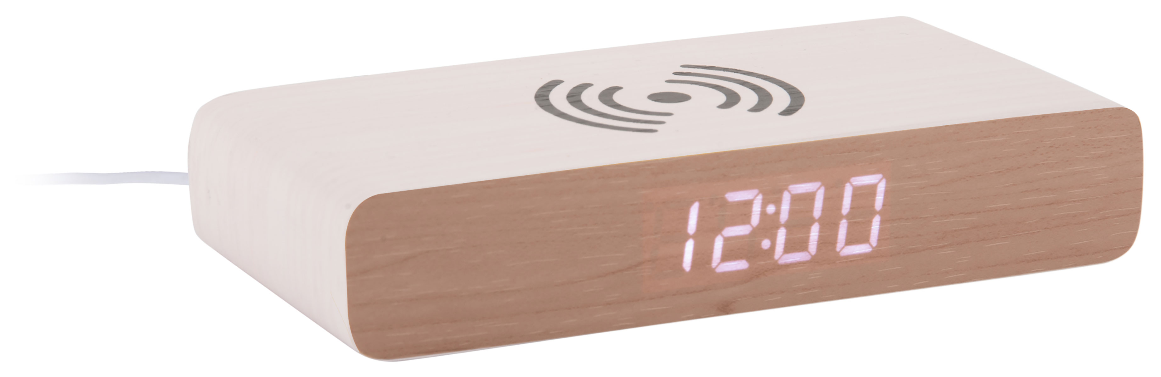 Karlsson Retro Flat LED alarm clock KA6039WH