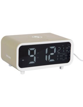 Karlsson Chunky LED alarm clock with smartphone charging KA6054GR