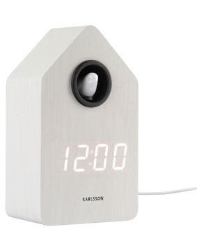 Karlsson Cuckoo LED alarm clock KA6061WH