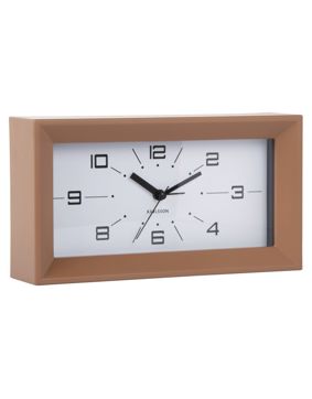 Karlsson alarm clock Lujo Rectangle mocha brown KA6066BR