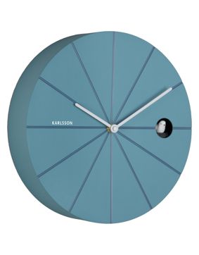 Karlsson wall clock Destacado Cuckoo air blue KA6068BL