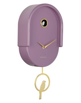 Karlsson wall clock Tweet light mauve KA6069PU