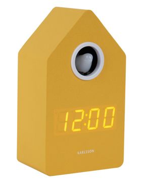 Karlsson alarm clock Cuckoo LED mango yellow KA6070YE