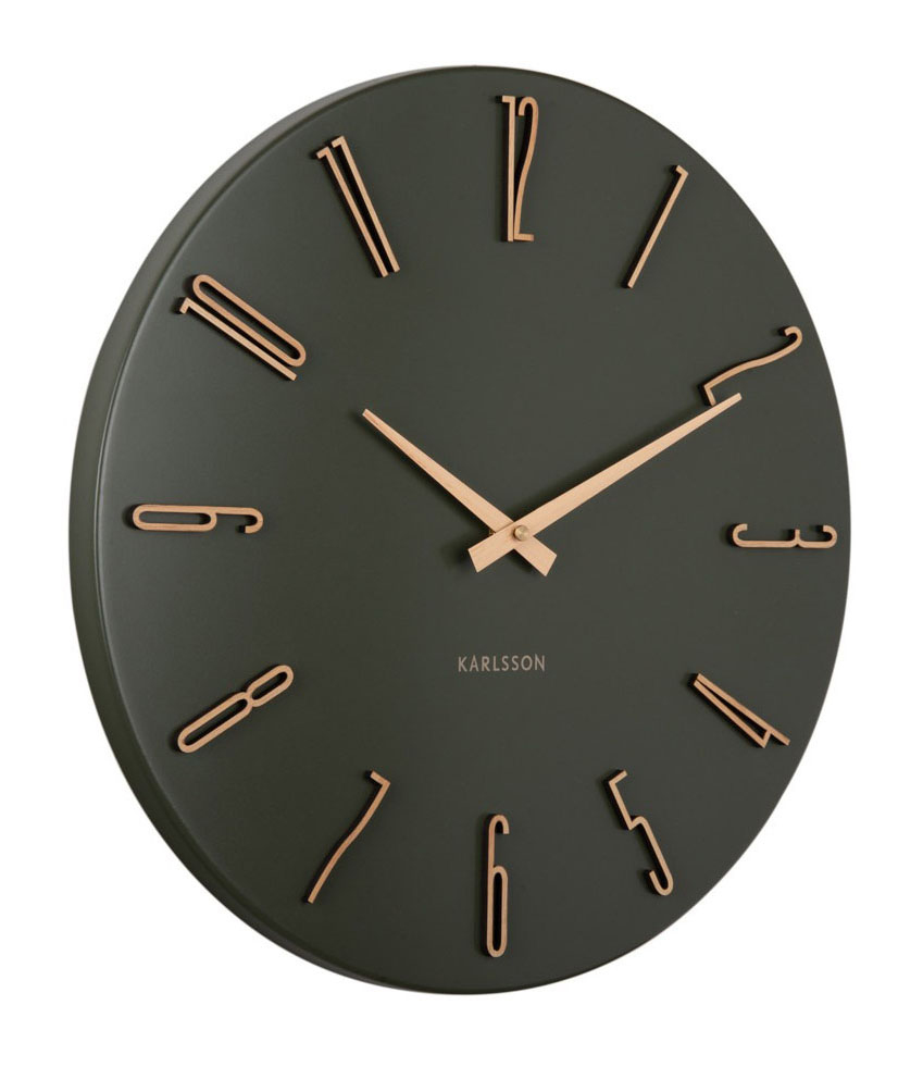 Karlsson wall clock Esmerado luxury green KA6072GR