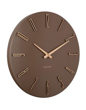 Karlsson wall clock Esmerado mocha brown KA6072BR