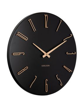 Karlsson wall clock Esmerado black KA6072BK