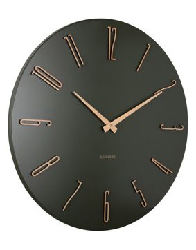 Karlsson wall clock Esmerado large luxury green KA6073GR