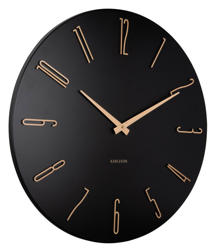 Karlsson wall clock Esmerado large black KA6073BK