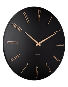 Karlsson wall clock Esmerado large black KA6073BK