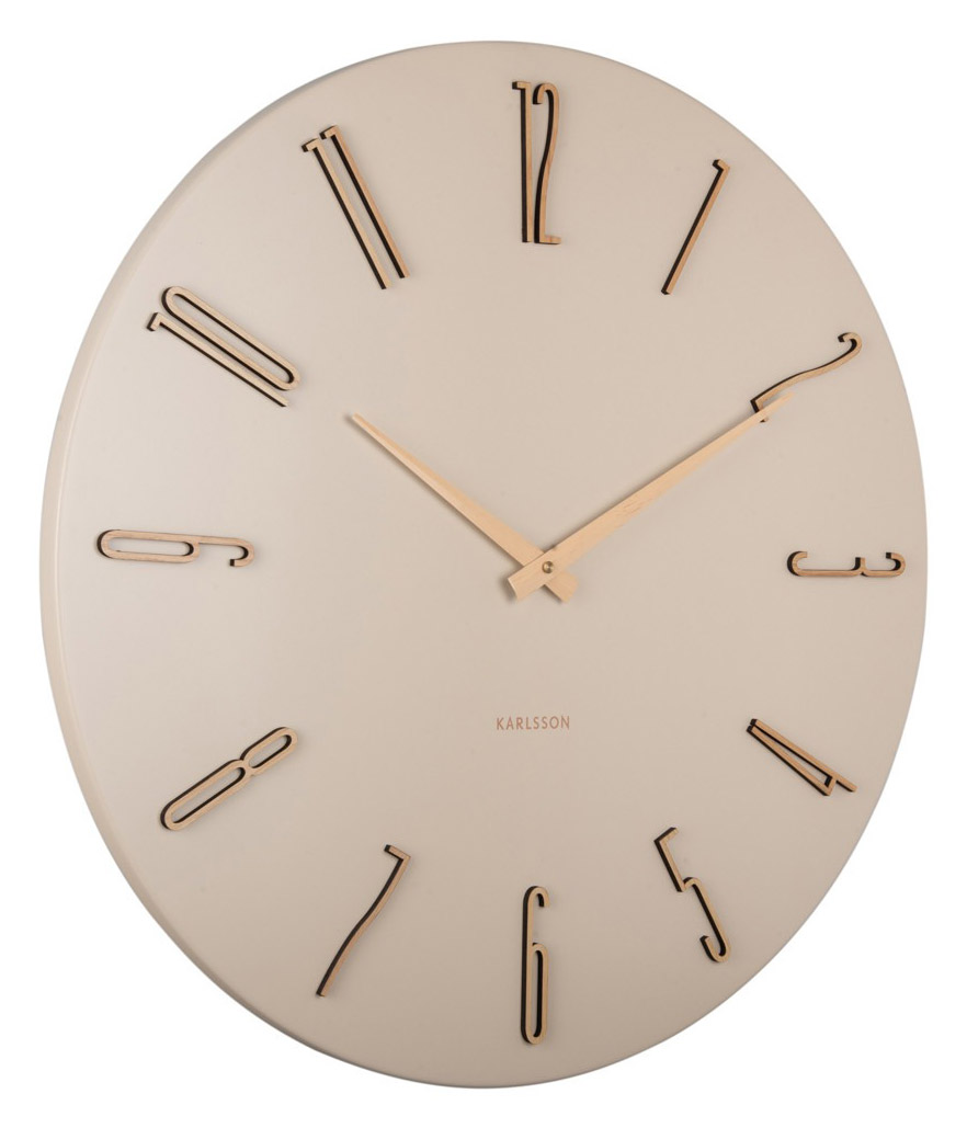 Karlsson wall clock Esmerado large off white KA6073WH