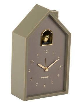 Karlsson alarm clock Modern Cuckoo Oro luxury green KA6077GR