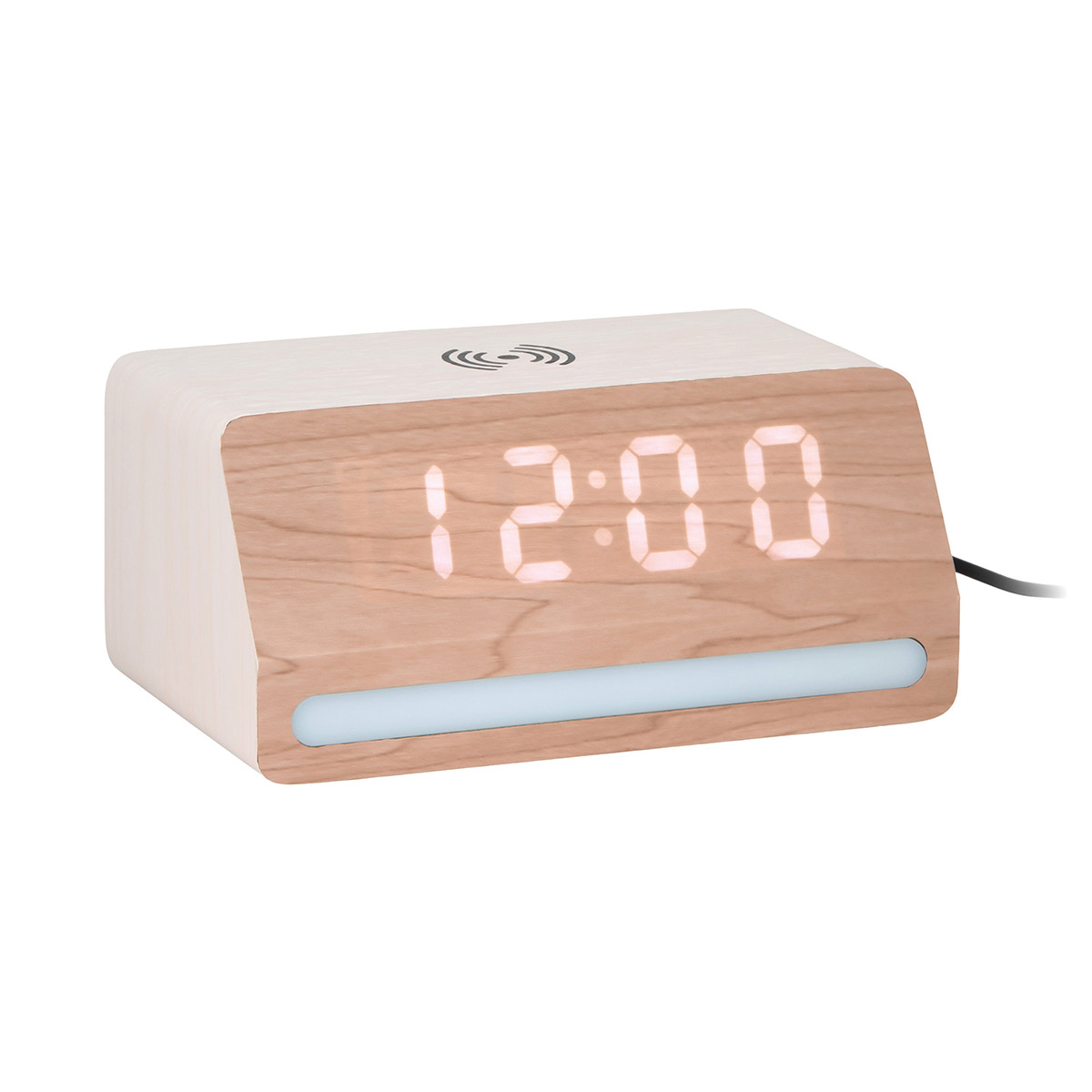 Karlsson alarm clock Retro with white LED white KA6078WH