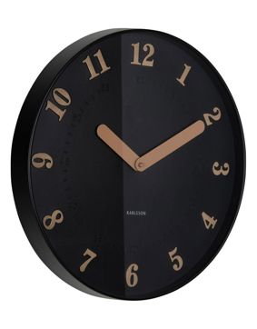 Karlsson wall clock Amena black KA6083BK
