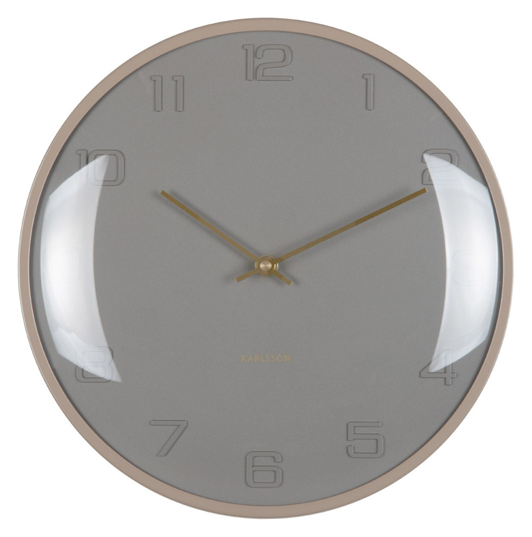Karlsson wall clock Fuerte Dome luxury green KA6084DG