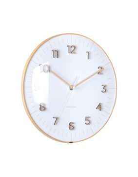 Karlsson wall clock Esencia Dome white KA6110WH
