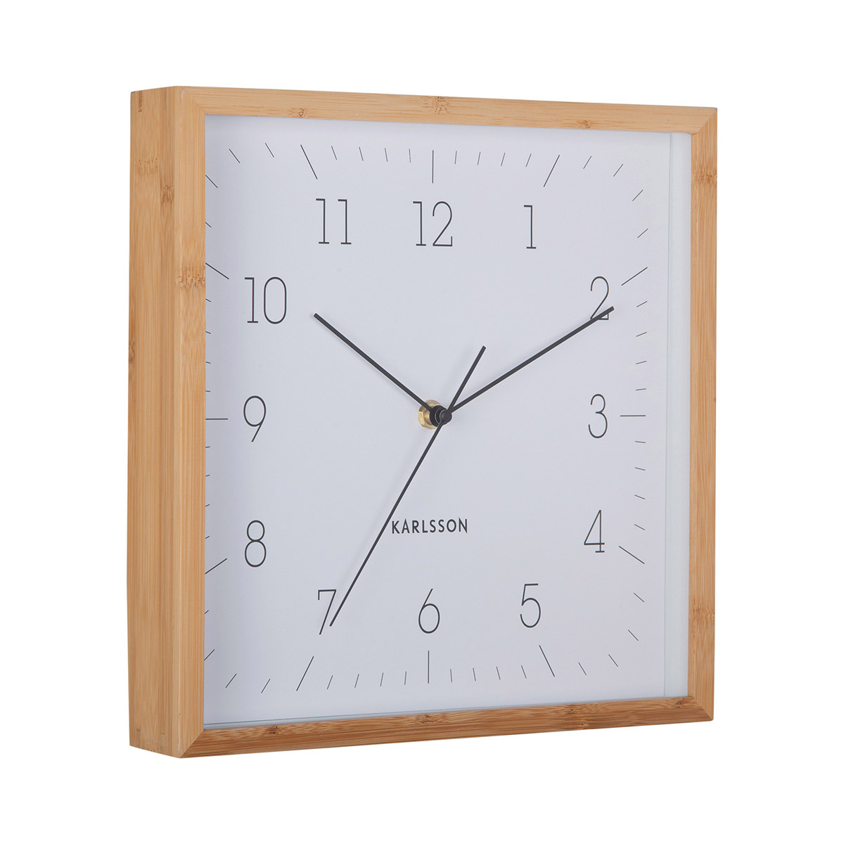 Karlsson wall clock Neat Cuadrado white KA6114WH