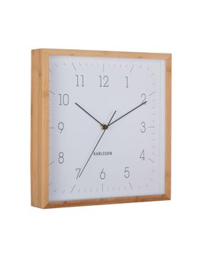 Karlsson wall clock Neat Cuadrado white KA6114WH