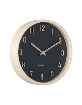 Karlsson wall clock Nervadura Small black KA6116BK