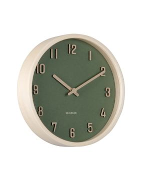Karlsson wall clock Nervadura Small green KA6116GR