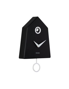 Karlsson wall clock Grafico Cuckoo black KA6122BK