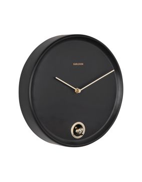 Karlsson wall clock Esencia Cuckoo black KA6123BK