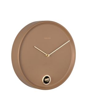 Karlsson wall clock Esencia Cuckoo mocha brown KA6123BR