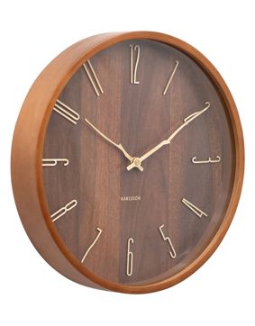 Karlsson wall clock Rama dark wood KA6139DW
