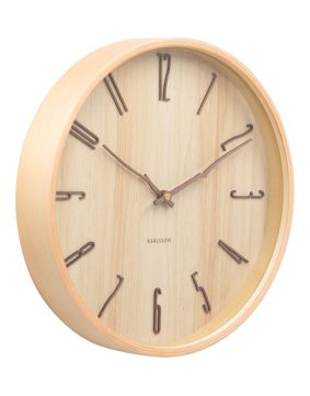 Karlsson wall clock Rama light wood KA6139WD