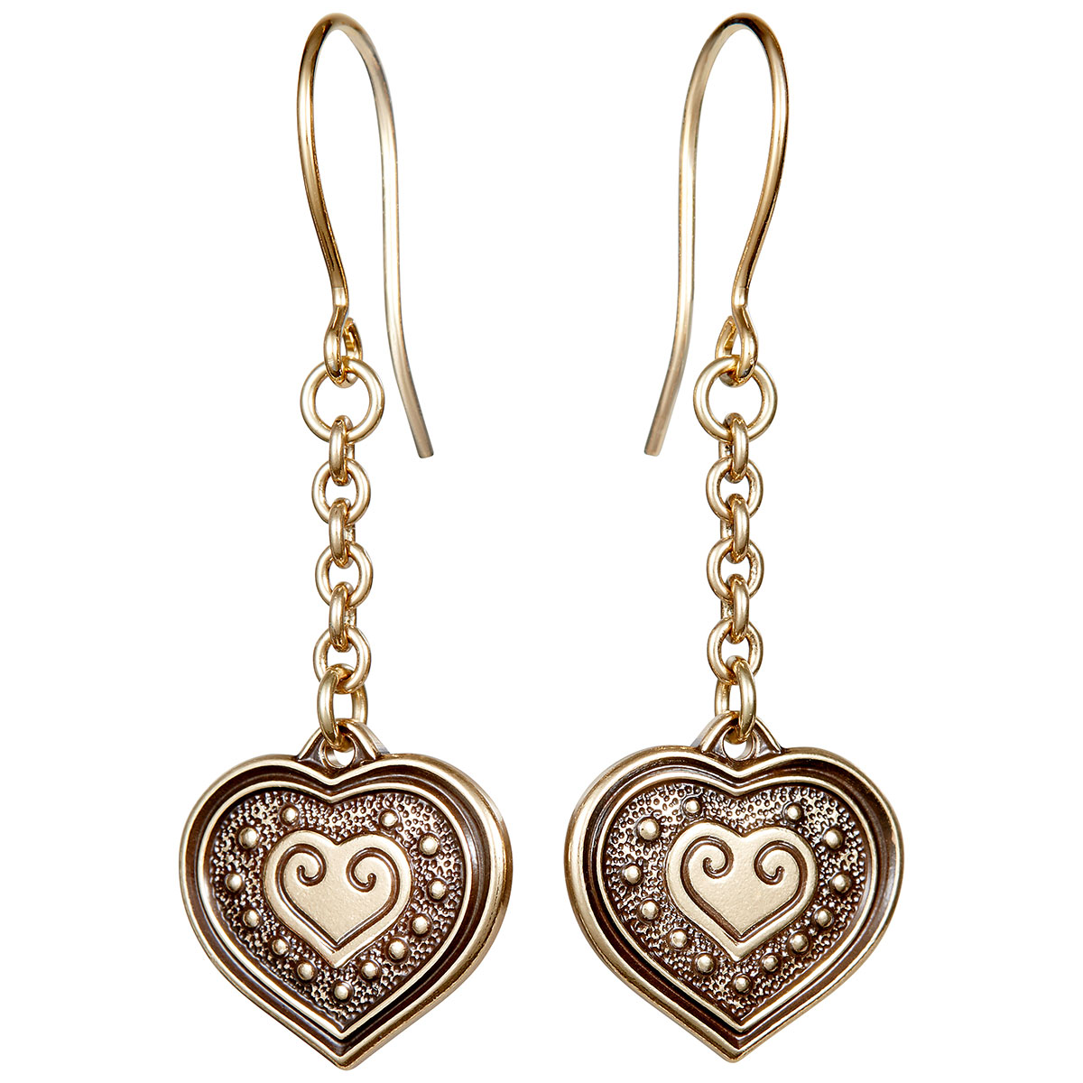 Kalevala Eura Heart bronze earrings 3610951K