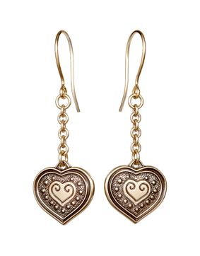 Kalevala Eura Heart bronze earrings 3610951K