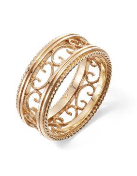 Kalevala Filigree 8.5 mm gold ring 141000502