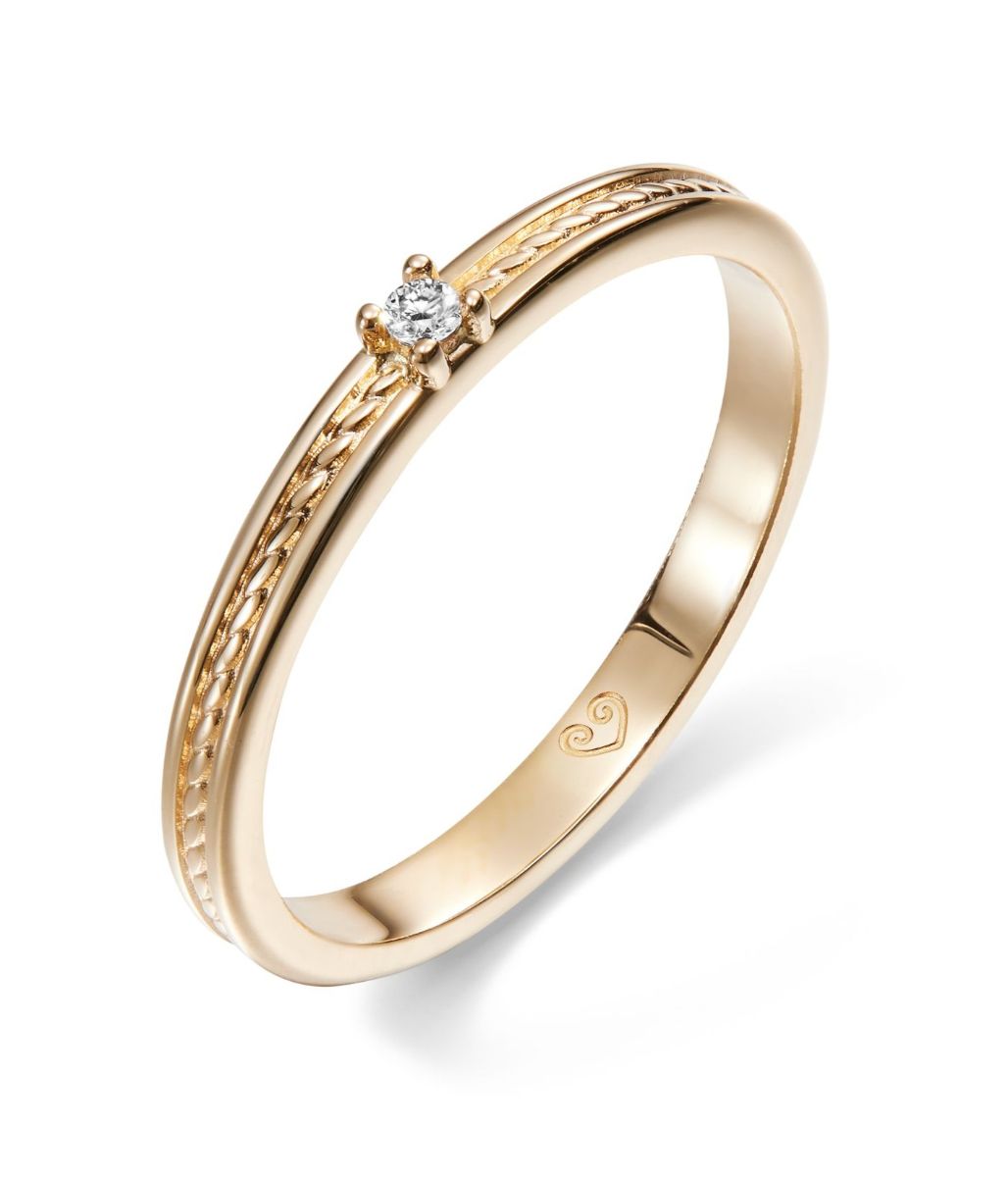 Kalevala Heritage 0.02 ct lab-grown diamond ring gold 141000111L