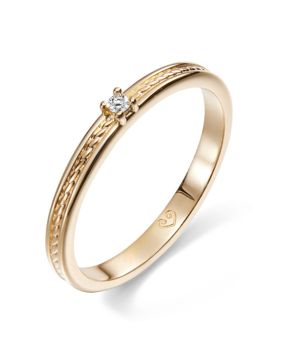 Kalevala Heritage 0.02 ct lab-grown diamond ring gold 141000111L