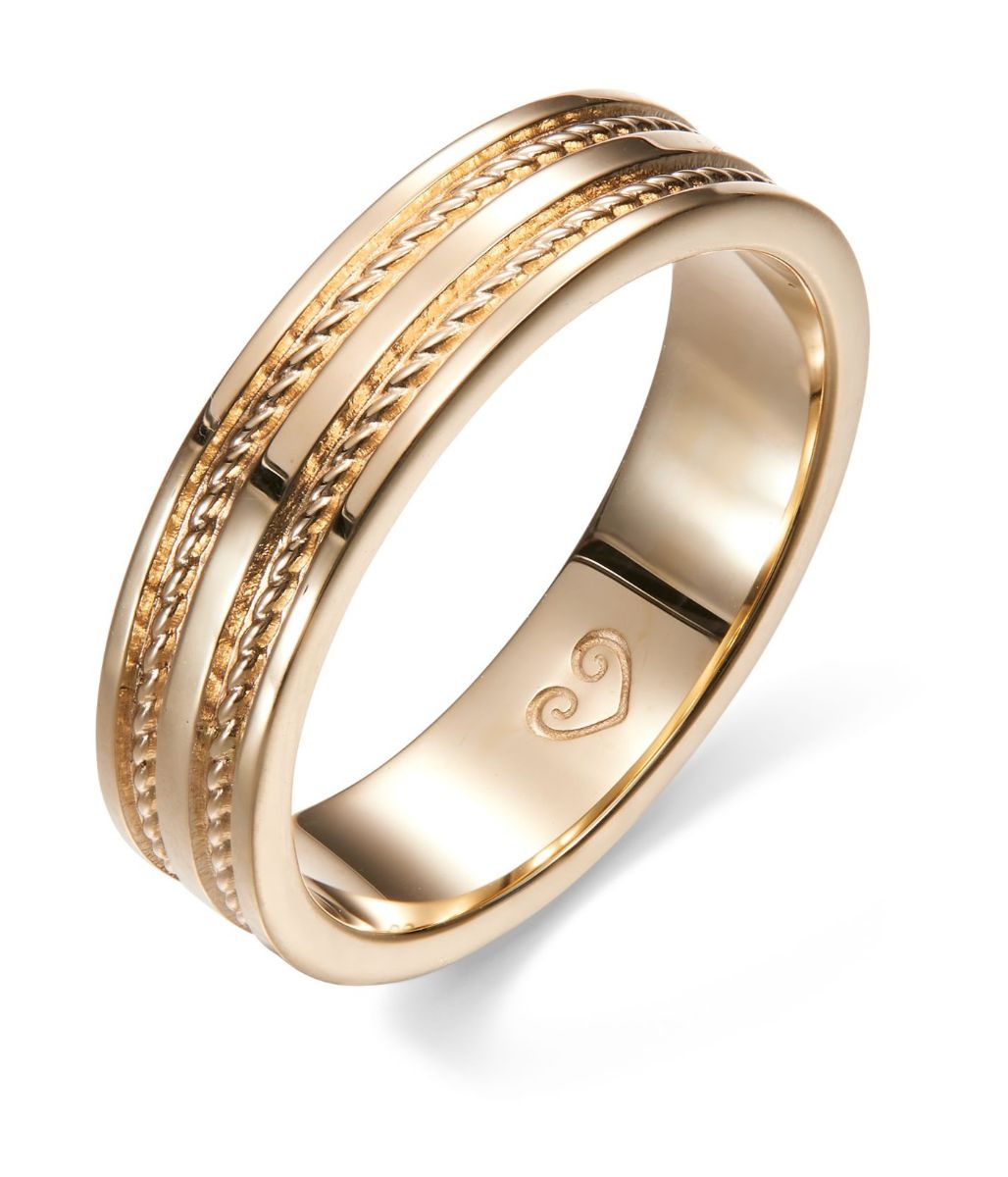 Kalevala Heritage gold ring 5 mm 141000120