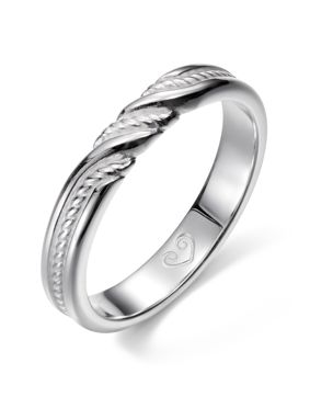 Kalevala Heritage white gold ring 3.5 mm 541000100