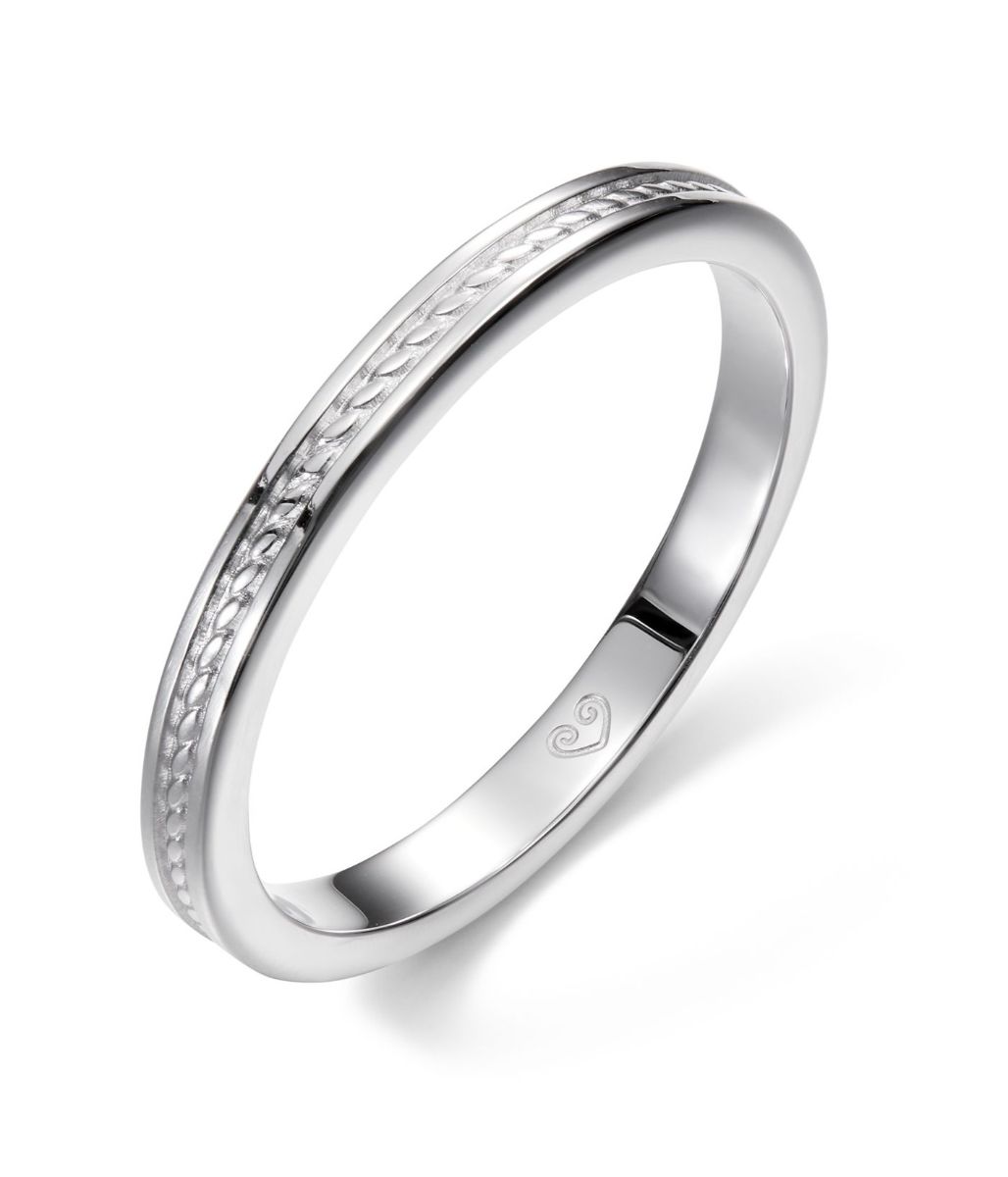 Kalevala Heritage white gold ring 2.3 mm 541000110