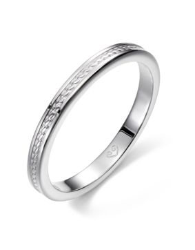 Kalevala Heritage white gold ring 2.3 mm 541000110
